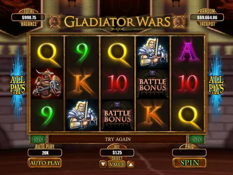Discover the Thrills of the Gladiator-Themed Slot Game!